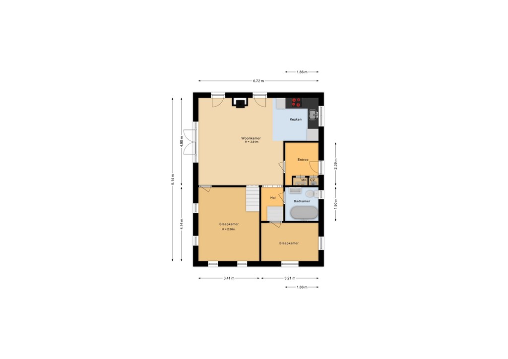 mediumsize floorplan